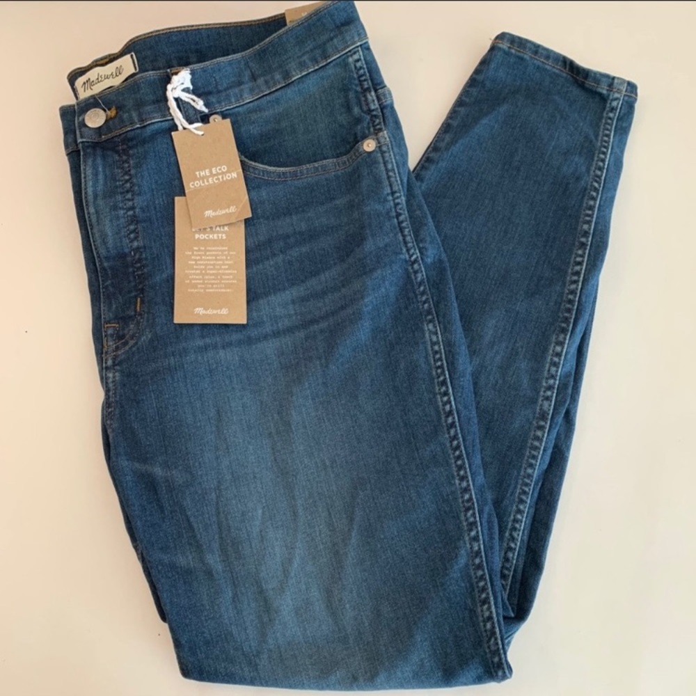 🆕Madewell 10” High-Rise Skinny Jeans 33 Petite